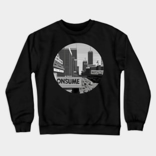 They Live Illustration by Burro Crewneck Sweatshirt